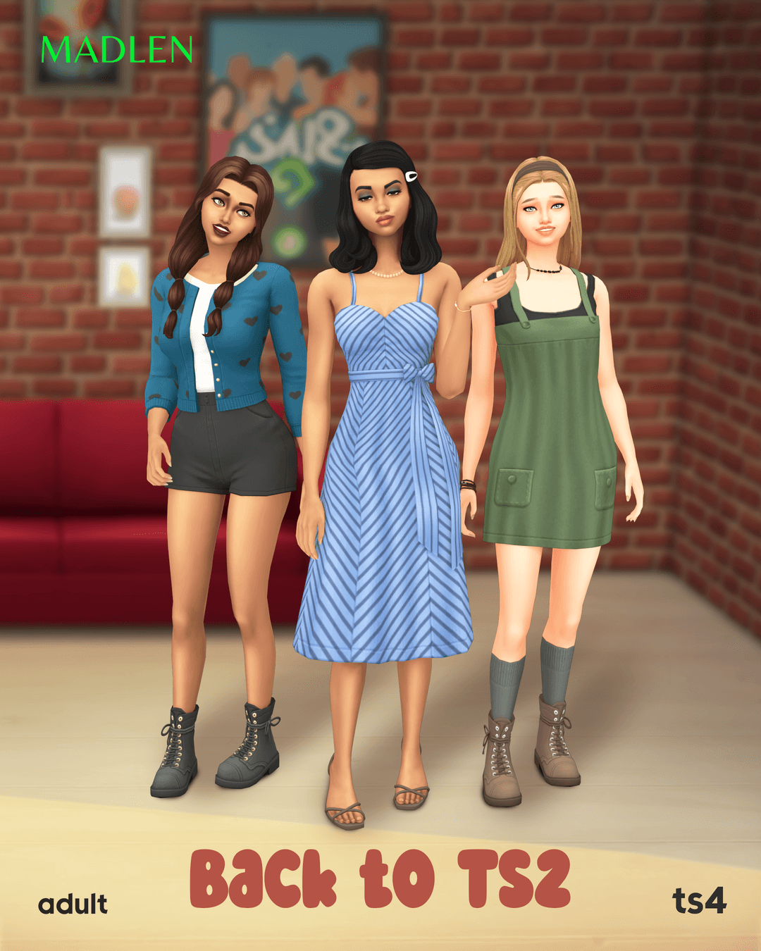 Скриншот мода Сет одежды Back to TS2